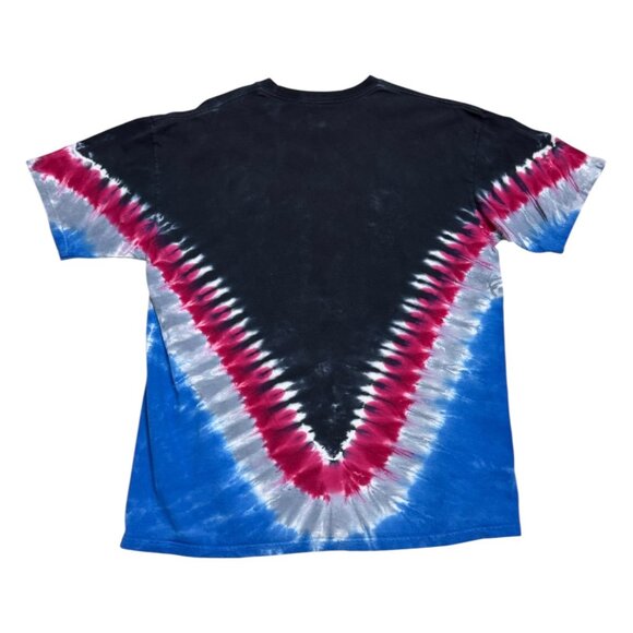 THE GRATEFUL DEAD Tie Dye Liquid Blue Skull Vintage Y2K Band Rock T Shirt Men XL - Picture 2 of 5